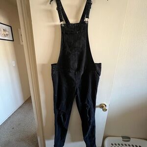 Old Navy Black Maternity Overalls